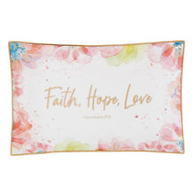 Load image into Gallery viewer, Faith Hope Love - Trinket Tray
