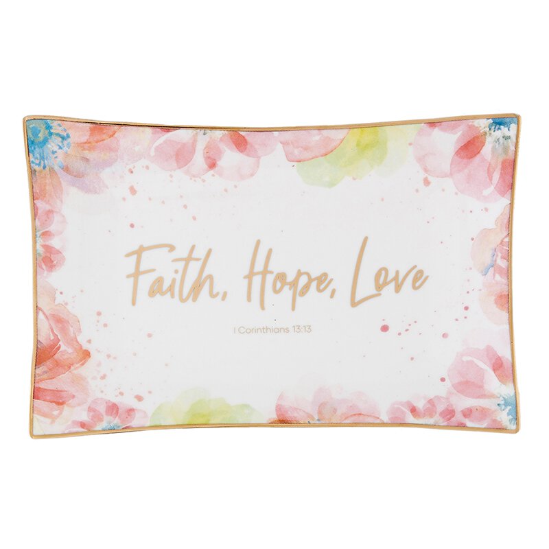 Faith Hope Love - Trinket Tray
