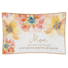 Load image into Gallery viewer, Mom, Truly Loved Rectangle Trinket Tray
