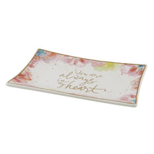 Load image into Gallery viewer, Always in My Heart Rectangle Trinket Tray
