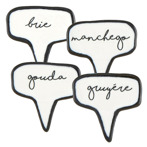 Ceramic Cheese Markers Set