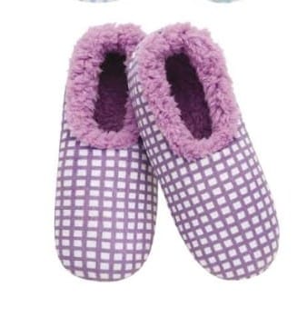 Women's Off the Grid Purple Snoozies - Foot Coverings - Purple