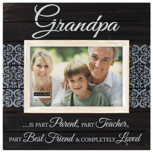 Grandpa Sun Washed Wood Frame
