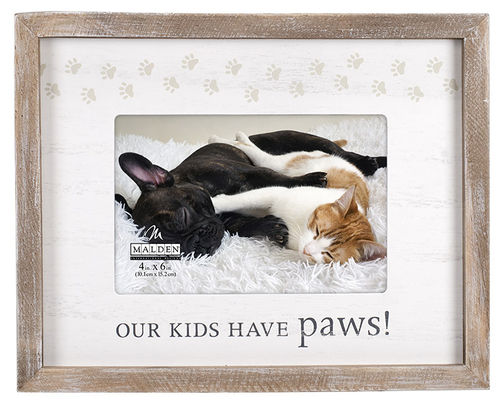 Our Kids have Paws! photo frame