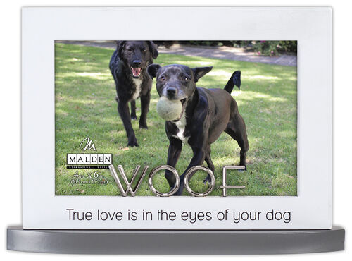 Woof Modern Statement Pet Photo Frame