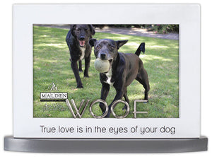 Woof Modern Statement Pet Photo Frame