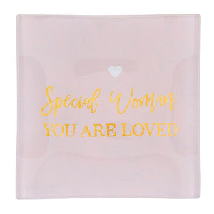 Special Woman, You are Loved - Square Trinket Tray