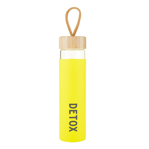 Glass Water Bottle - Detox