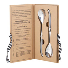 Load image into Gallery viewer, Cardboard Book Set - Salad Serving Set
