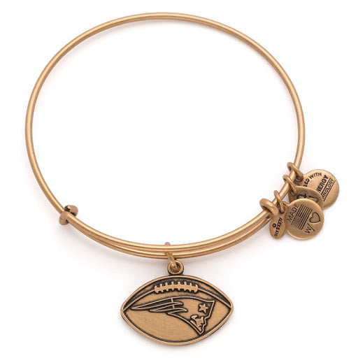 Alex and Ani New England Patriots Football Charm Bangle