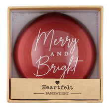 Load image into Gallery viewer, Paperweight - Merry and Bright

