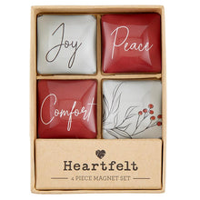 Load image into Gallery viewer, Magnet Set - Joy, Peace, Comfort - Holiday
