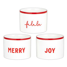 Load image into Gallery viewer, Eat, Dip &amp; Be Merry - 3 Dip Bowl Set in Book Box
