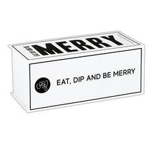 Load image into Gallery viewer, Eat, Dip &amp; Be Merry - 3 Dip Bowl Set in Book Box

