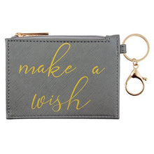 Load image into Gallery viewer, Zip Id Holder - Make A Wish
