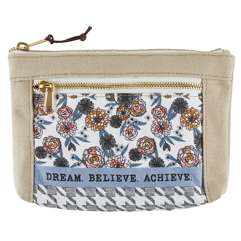 Canvas Pouch - Dream Believe Achieve