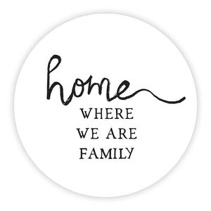 Coaster Set - Home Where We are Family