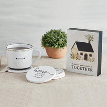 Load image into Gallery viewer, Coaster Set - Home Where We are Family
