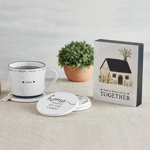 Coaster Set - Home Where We are Family