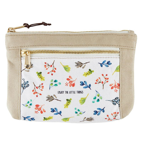 Canvas Pouch - Enjoy the Little Things
