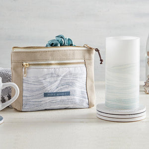Canvas Pouch - Make Waves