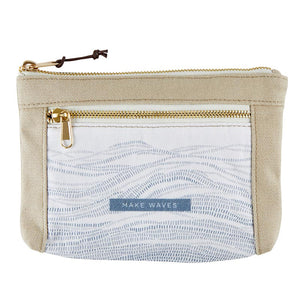 Canvas Pouch - Make Waves
