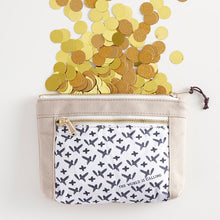 Load image into Gallery viewer, Canvas Pouch - The World is Calling
