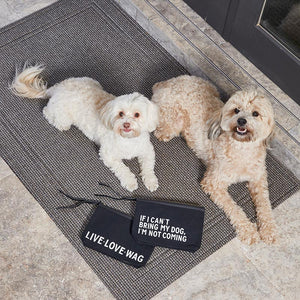 Live, Love Wag - Canvas Pouch