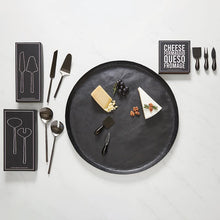 Load image into Gallery viewer, Matte Black Cheese Knives - Book Box
