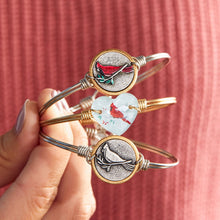 Load image into Gallery viewer, Red Cardinal Bangle Bracelet
