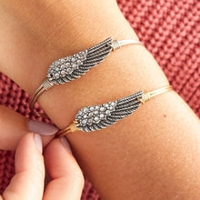 Load image into Gallery viewer, Crystal Angel Wing Bracelet
