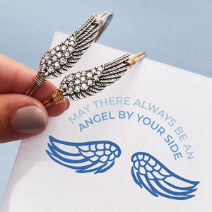 Crystal Angel Wing Bracelet