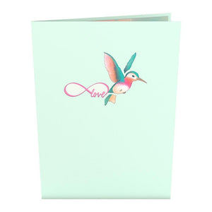Lovely Hummingbird Lovepop Card