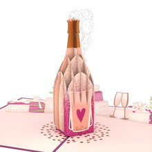 Load image into Gallery viewer, Wedding Champagne Lovepop card
