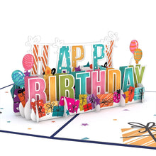 Load image into Gallery viewer, Happy Birthday Pop Up Card

