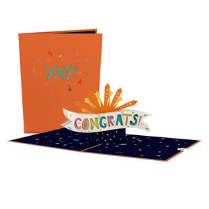 Congrats Explosion 3D Lovepop Card