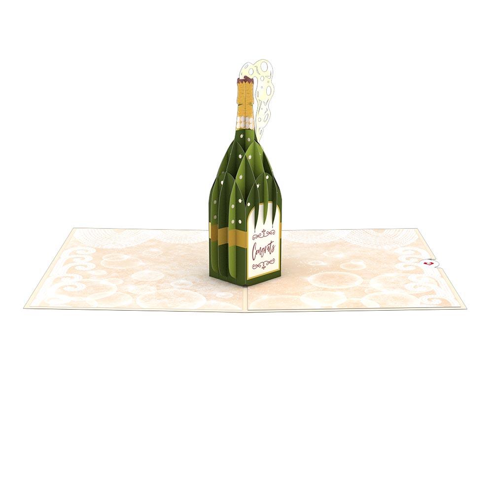 Here's to You Champagne 3D card