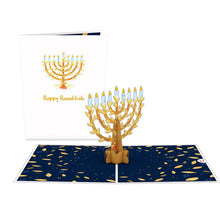 Load image into Gallery viewer, Happy Hanukkah Menorah Lovepop Card
