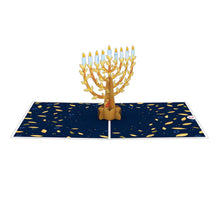 Load image into Gallery viewer, Happy Hanukkah Menorah Lovepop Card
