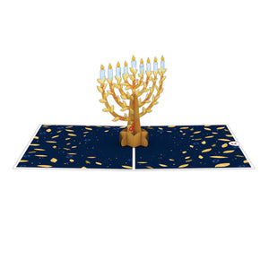 Happy Hanukkah Menorah Lovepop Card