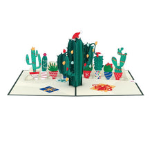 Load image into Gallery viewer, Holiday Cactus Lovepop card
