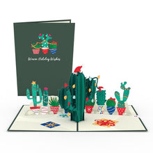Load image into Gallery viewer, Holiday Cactus Lovepop card
