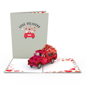 Love Delivery Truck Lovepop Card
