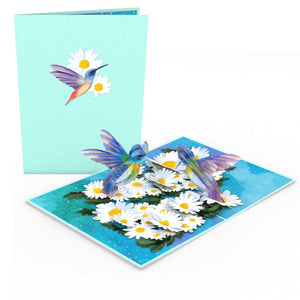 Daisy Patch Hummingbirds Lovepop Card