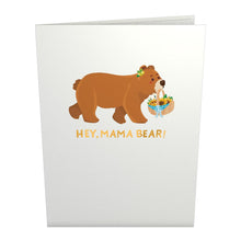 Load image into Gallery viewer, Mother&#39;s Day Mama Bear Basket Lovepop card
