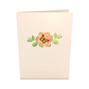 Monarch Butterfly Bloom Lovepop Card