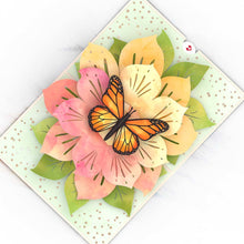 Load image into Gallery viewer, Monarch Butterfly Bloom Lovepop Card
