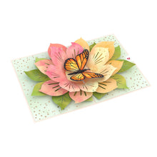 Load image into Gallery viewer, Monarch Butterfly Bloom Lovepop Card
