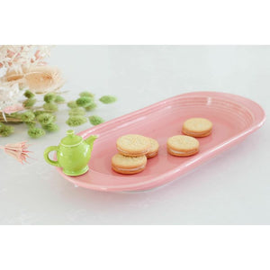 Fiesta Bread Tray and Green Teapot Mini Set - Limited Edition