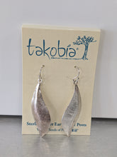 Load image into Gallery viewer, Narrow Bent Domed Earrings

